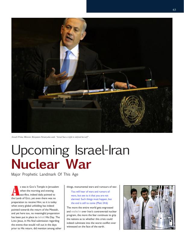 1. IRANIAN NUCLEAR WAR