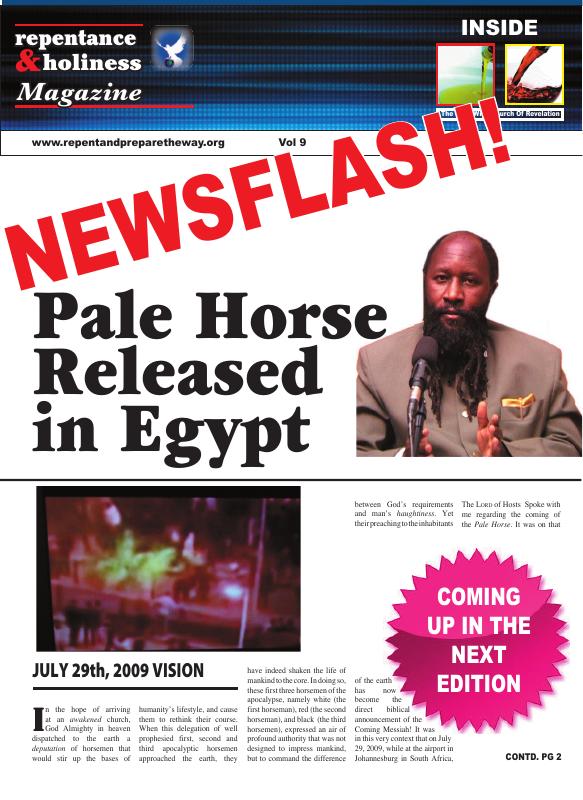 3. PALE HORSE RELEASED IN EGYPT